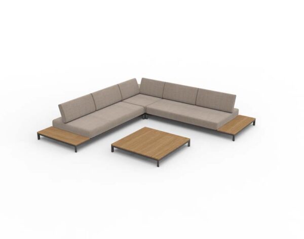 Moore sofa with square coffee table 1