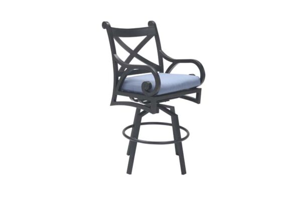 Athens Swivel Bar Chair with Cushion