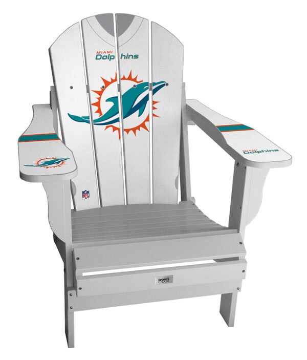 Dolphins Away White Front