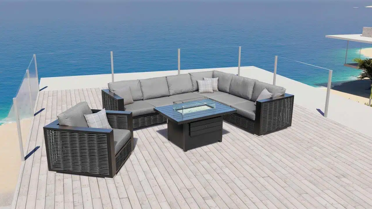 Chestnut Lux sectional render1with firepit