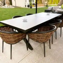 Magic High Pressure Laminate Extension Dining Table