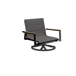 Atlas Padded Swivel Club Chair