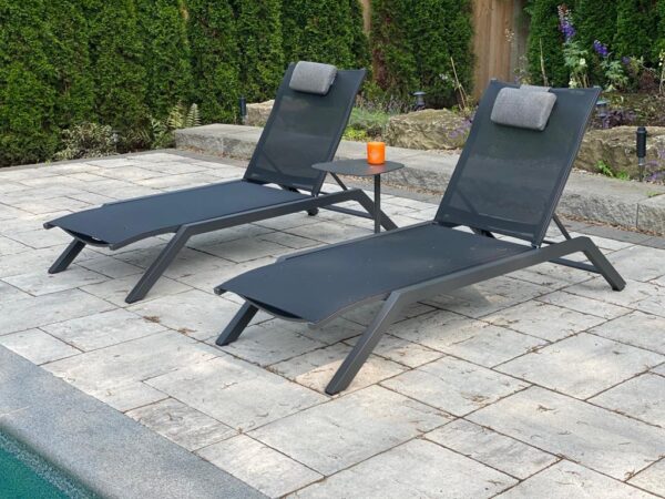 Jaxon Sling Chaise Lounger - Image 3