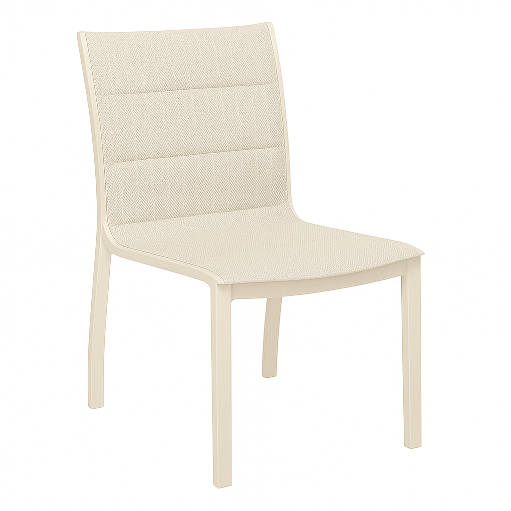 Harbour Padded Sling Armless Dining Chair 3 Harbour Padded Sling Armless Dining Chair - Image 3