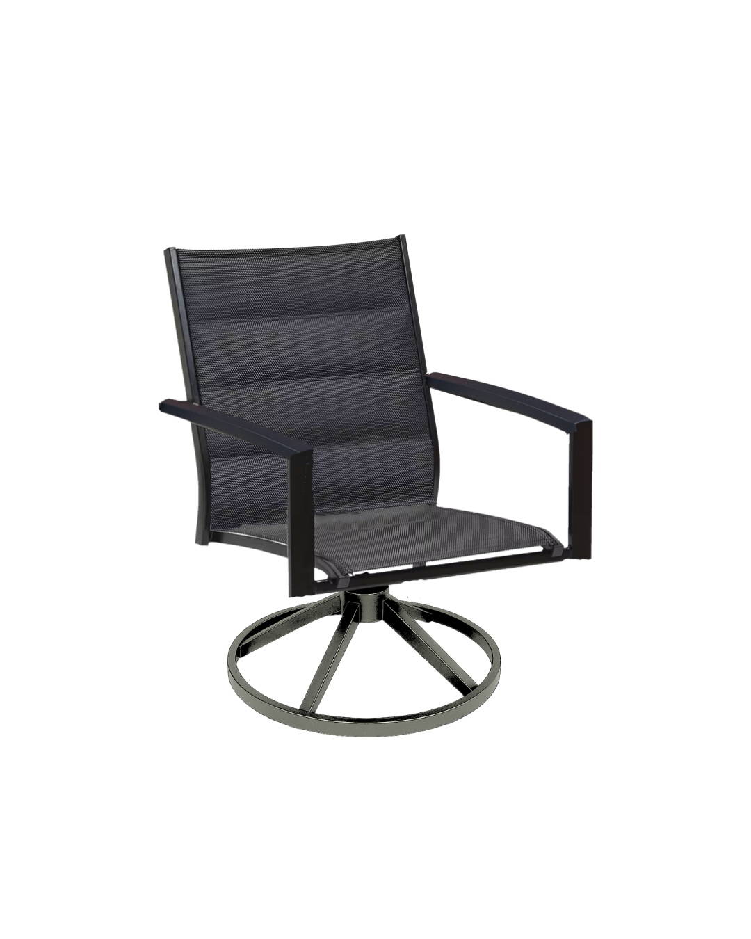 Harbour Padded Sling Swivel Dining Chair 1 Harbour Swivel Padded Sling Chair