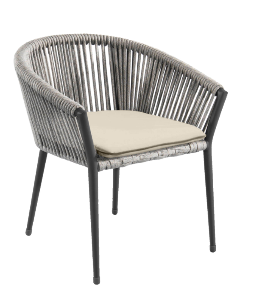 Muses Vertical Dining Chair 1 Muses Vertical Rope Dining Chair